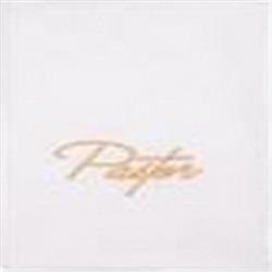 Pastor Towel, White with Gold Lettering