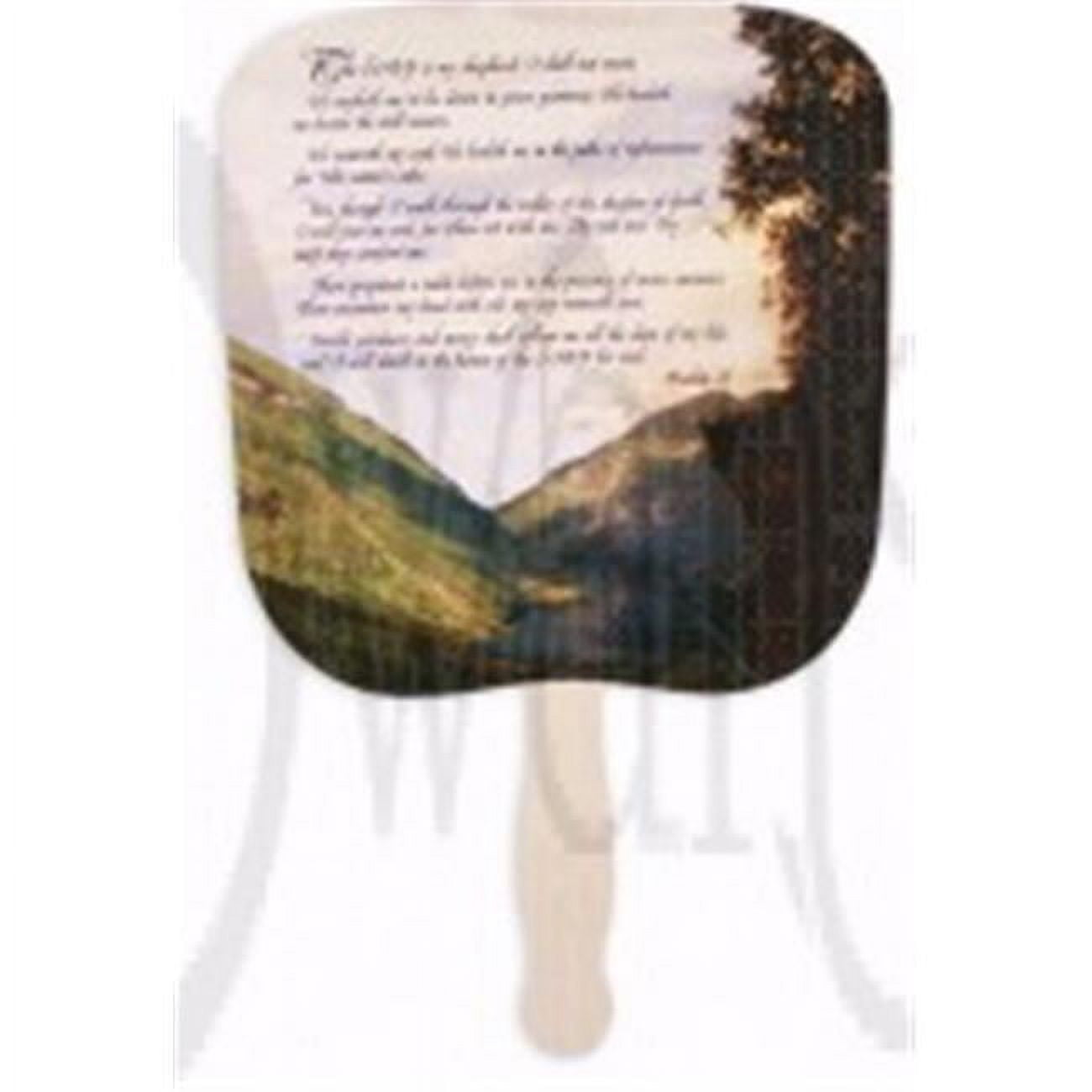 23rd Psalm Hand Fan - Pack of 50