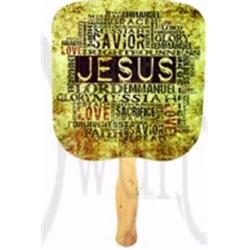 Jesus Our Savior Hand Fan - Pack of 50