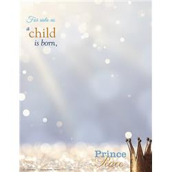 Picture of Anchor Wallace Publishers 149455 His Name Shall Be Called Prince of Peace Letterhead - No.A9373 - Pack of 100