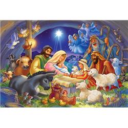 158672 Manger Scene Jigsaw Puzzle - 100 Piece