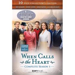 Edify Films  DVD-When Calls the Heart Complete Season 5 Collectors Edition - 10 DVD -  Rockin Doggie, ED20823