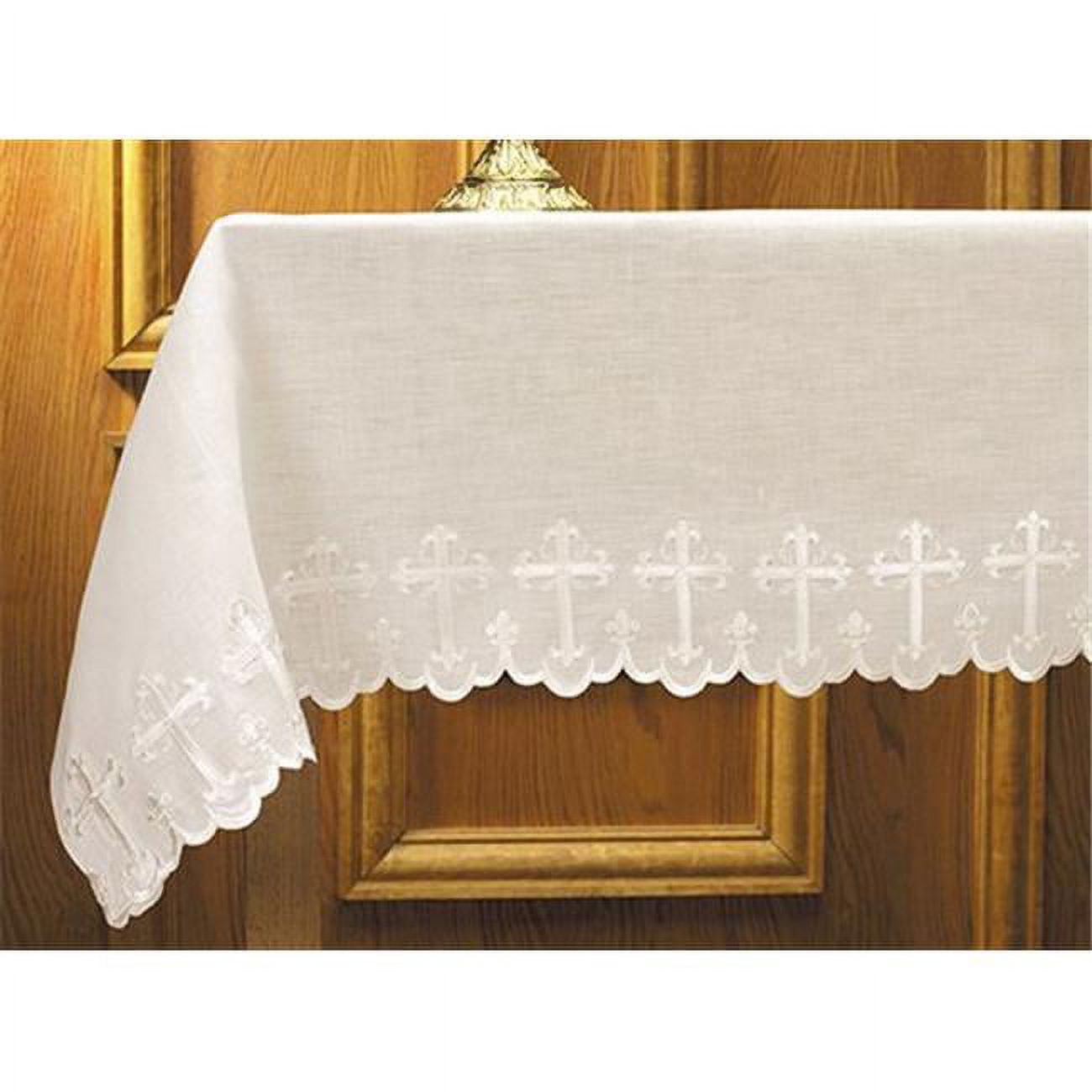 Picture of R. J. Toomey 182297 Linen Altar Frontal - 2-Sided Scalloped Edge - 50 x 64 in.