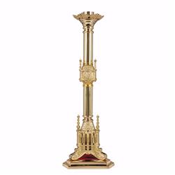 Sudbury Brass 149620 San Pietro Altar Candlestick, Brass - 24 in.