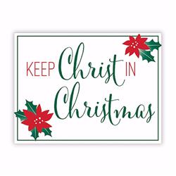 Picture of CB Gift 163884 Keep Christ in Christmas Yard Sign - 24 x 18 in.