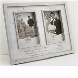 CA Gift  Wedding & Anniversary-Then & Now Frame - Holds 4 x 6 in. Photo