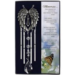 Picture of Carson Home Accents 140347 10.75 in. Memories Wind Chime with Gift Box