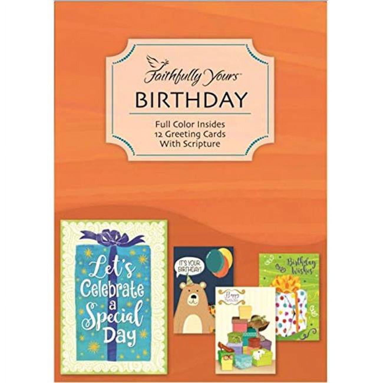 Faithfully Yours  Pretty Pack Boxed Birthday Card- 12 per Box