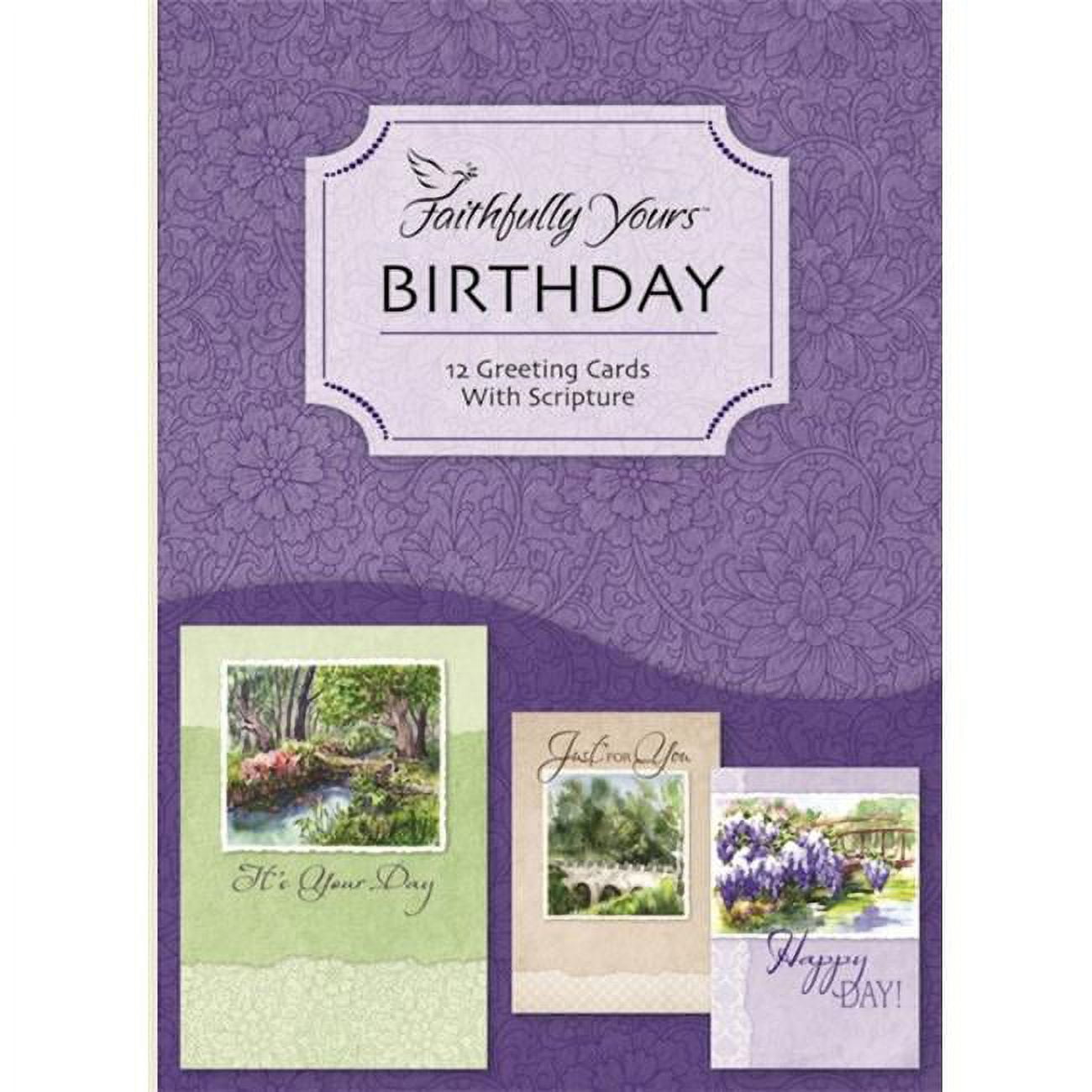 Boxed Card for Birthday Bridges - Pack of 12