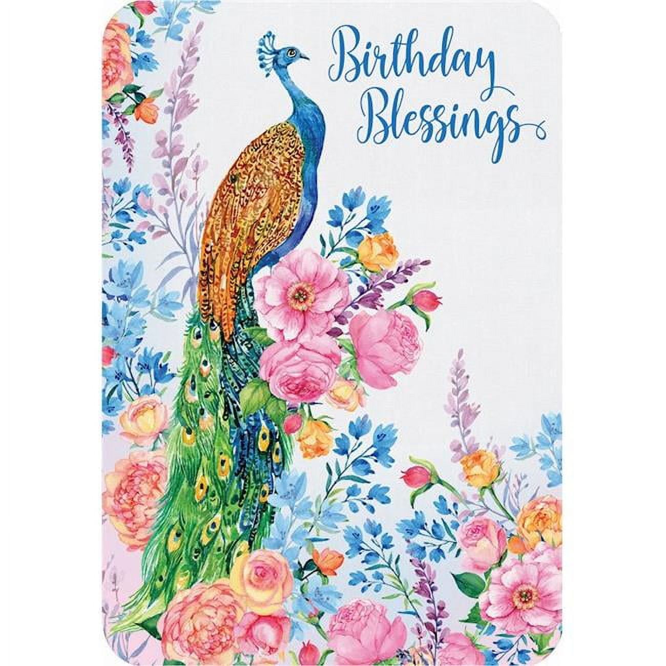 Boxed Card for Birthday Blessings - Pack of 12