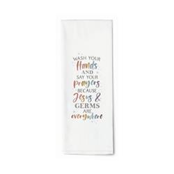 Picture of P. Graham Dunn 270941 16 x 28 in. Tea Towel - Wash Your Hands & Say Your Prayers