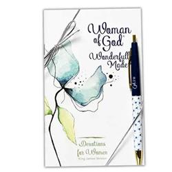 Picture of Christ to All 252840 Woman of God Devotion Book & Pen Spanish Gift Set - Psalms 139.14 Reina-Valera