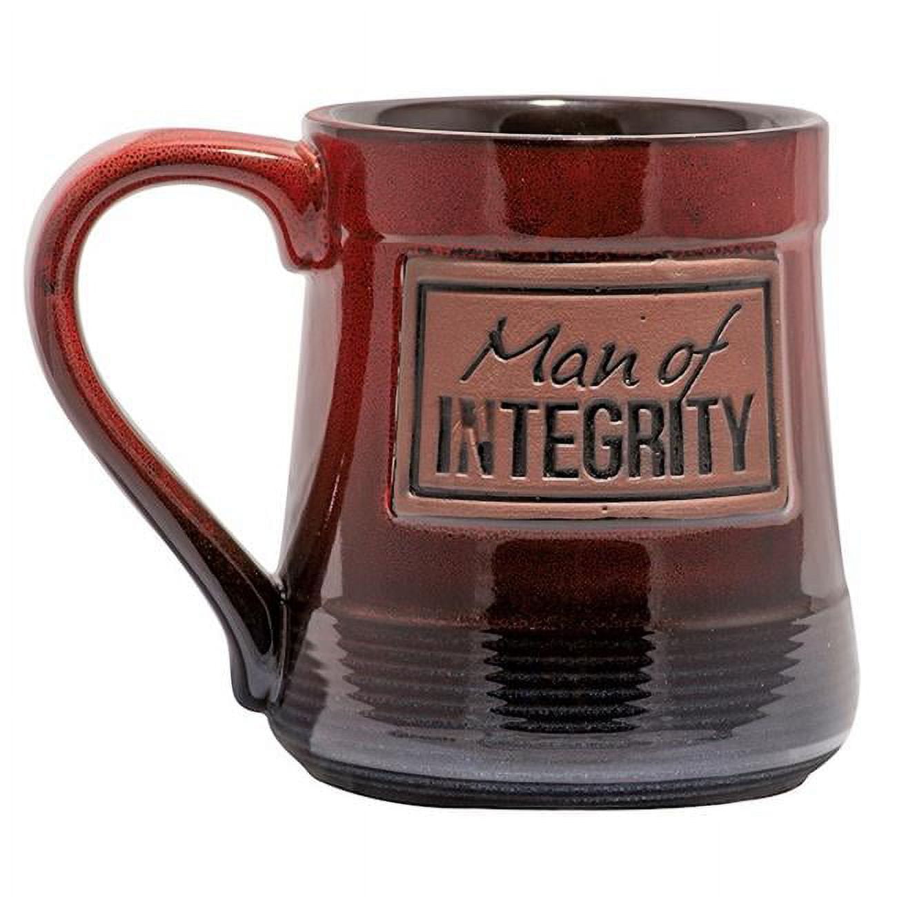 Picture of CA Gift 261425 20 oz Pottery Man of Integrity Mug