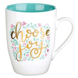 Picture of Christian Art Gifts 169363 Choose Joy Mug