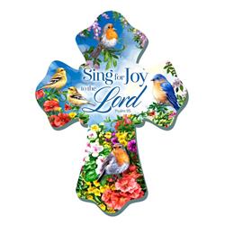 6 x 8 in. Sing for Joy Wall Cross