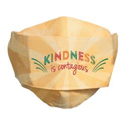Picture of CA Gift 263043 Kindness is Contagious Yellow Face Mask