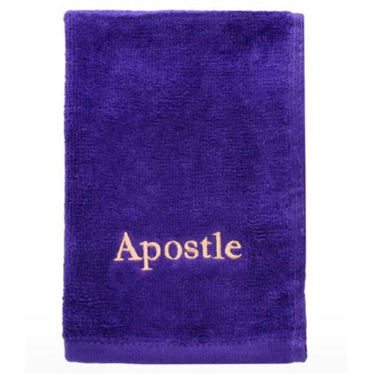 Apostle-Purple with Gold Lettering Towel