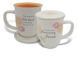 Picture of CA Gift 21040X Mug with Coaster - Amazing Friend