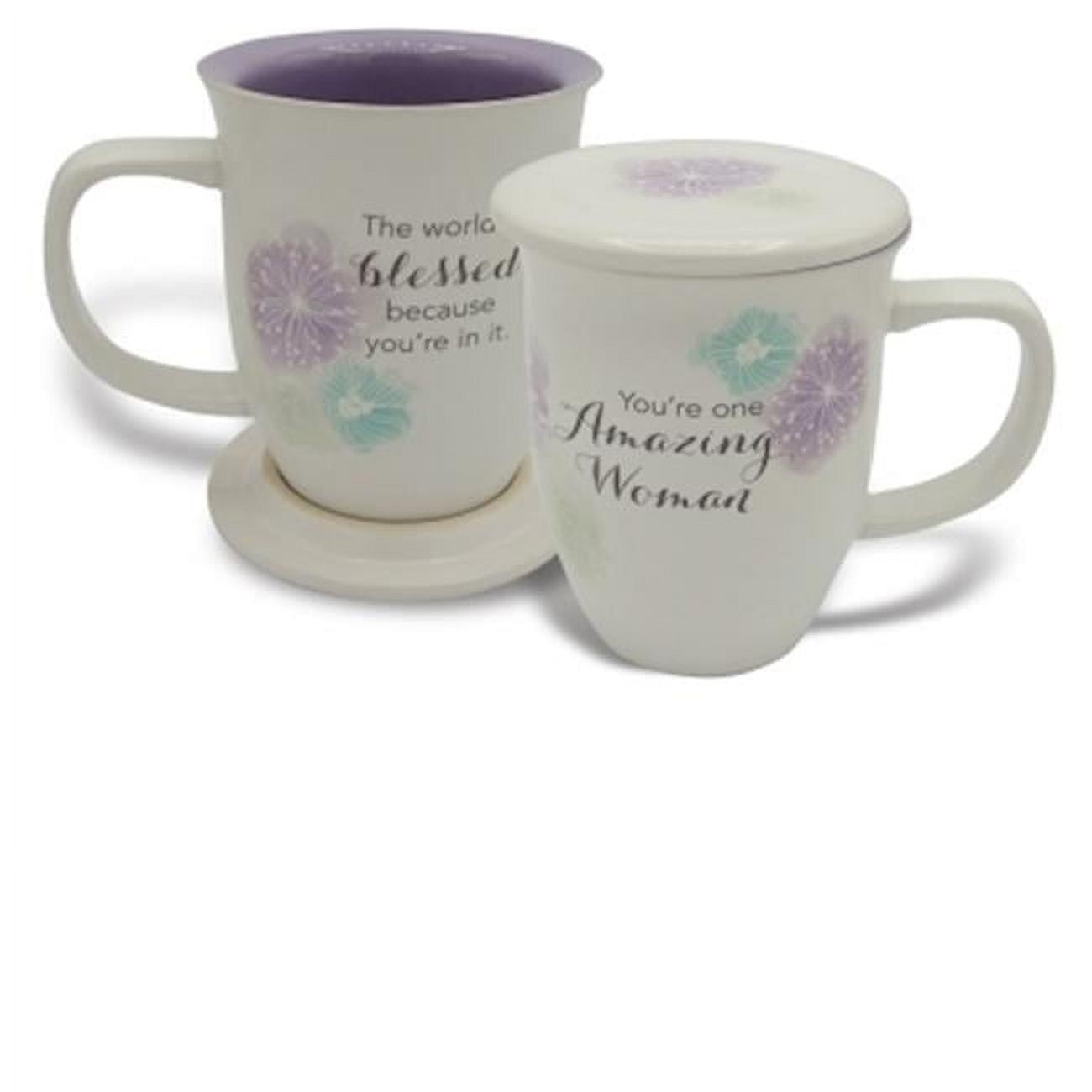 Picture of CA Gift 21042X Mug with Coaster - Amazing Woman