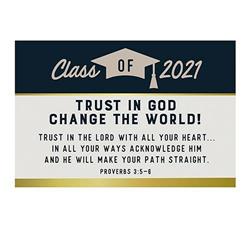 Picture of CB Gift 247314 3 x 2 in. Cards - Pass It On - Trust In God Change The World - Pack of 25