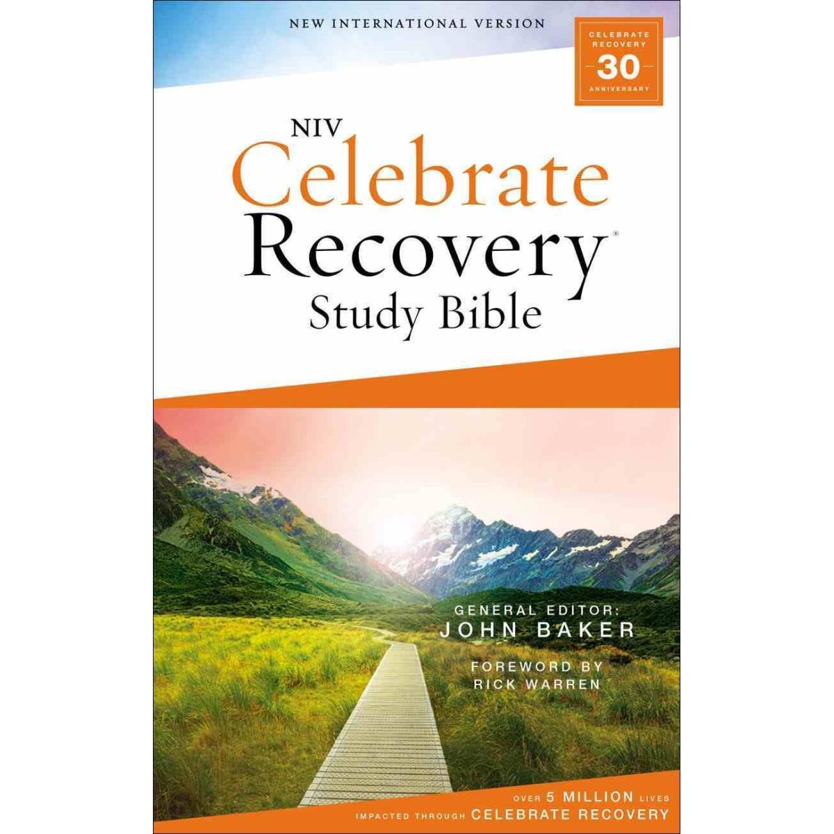 255358 Book - NIV Celebrate Recovery Study Bible with Softcover -  Zondervan