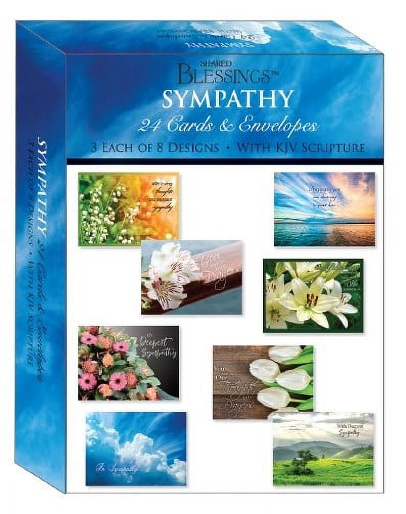 Picture of Crown Point Graphics 255767 Boxed - Card Shared Blessings-Expressions of Sympathy - Box of 24