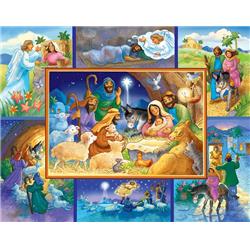 Picture of Vermont Christmas 25615X 11 x 14 in. Large Advent Calendar&#44; The Nativity Story