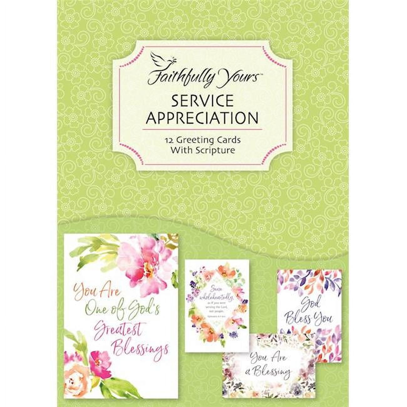 Faithfully Yours  Boxed - Card Service Appreciation - Box of 12