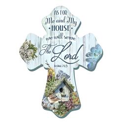 Glow Decor 264195 6 x 8 in. Wall Cross - Serve the Lord