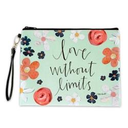Picture of Brownlow Gift 26462X 10.25 x 8 in. Cosmetic Bag - Love with out Limits
