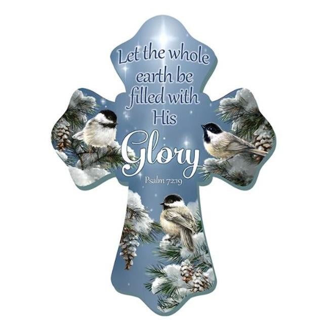 Glow Decor  6 x 8 in. His Glory Wall Cross