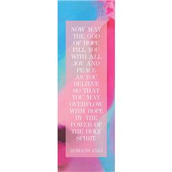 Picture of B&H Publishing 265575 Bookmark - Now May the God of Hope Fill You & Overflow with Hope - Romans 15-13