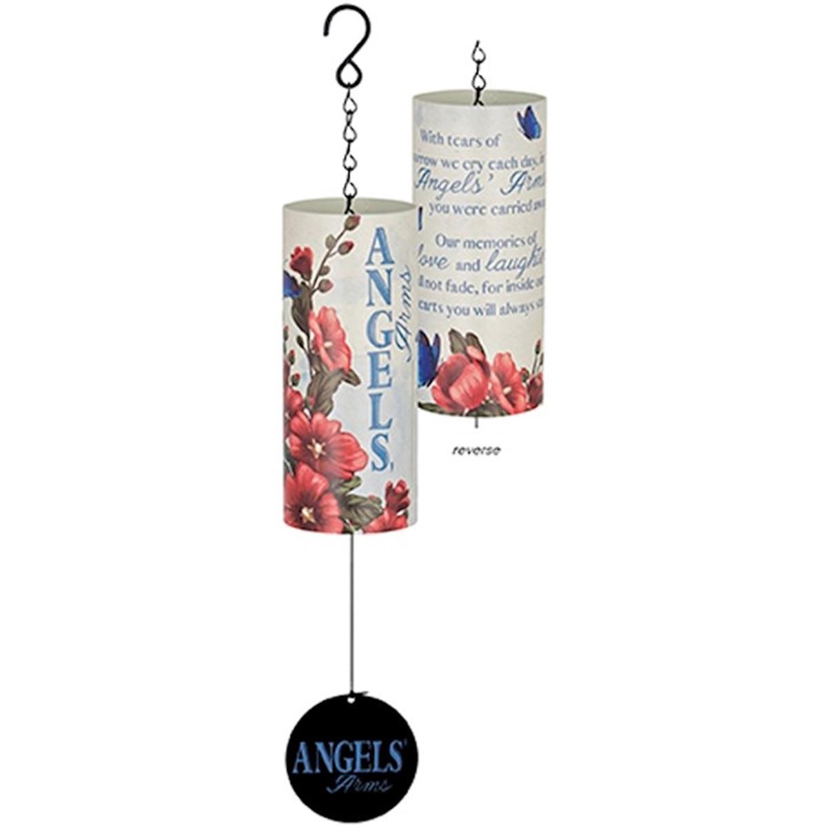 Picture of Carson Home Accents 272775 18 in. Cylinder Sonnet-Angels Arms Wind Chime