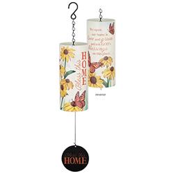 272776 18 in. Wind Chime-Cylinder Sonnet-Bless This Home Home Decor
