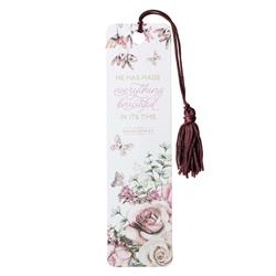 Picture of Christian Art Gifts 169576 Bookmark with Tassel, Everything Beautiful - Pack of 6