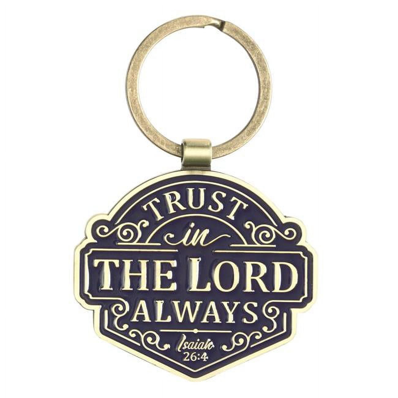 255664 Key Ring - Trust in the Lord Always