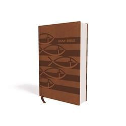246719 ICB Holy Bible, Brown Leathersoft