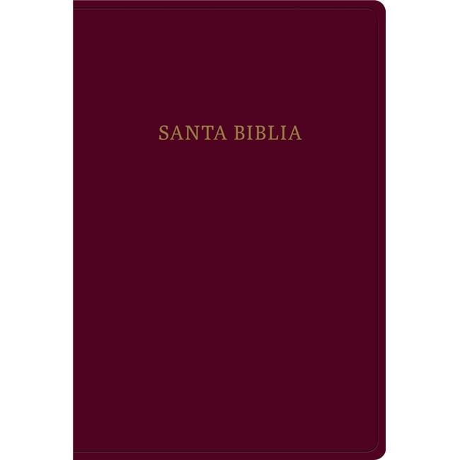 Picture of B&H Publishing 138723 RVR 1960 Super Giant Print Reference Bible - Biblia Letra Super Gigante con Refer&#44; Burgundy Imitation Leather Index