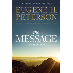 259430 6 x 9 in. The Message New Testament Readers Edition Softcover Paperback Book