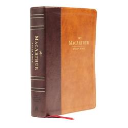 NASB Macarthur Study Bible, Mahogany Leathersoft