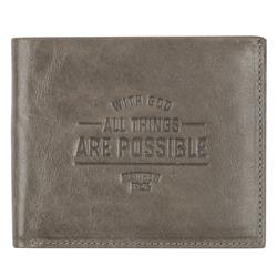 Leather Wallet, with God All Things Are Possible Matt. 19-26