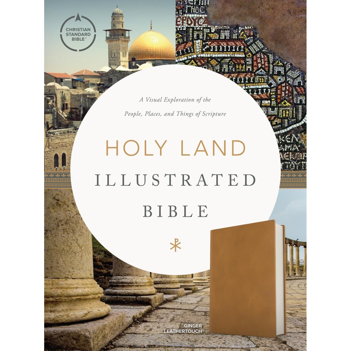Picture of B&H Publishing 169243 CSB Holy Land Illustrated Bible&#44; Ginger LeatherTouch
