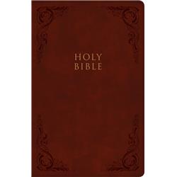 KJV Large Print Personal Size Reference LeatherTouch Indexed Bible, Burgundy