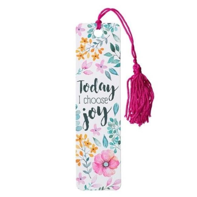Picture of Christian Art Gifts 253335 Bookmark, Today I Choose Joy with Tassel - Pack of 6