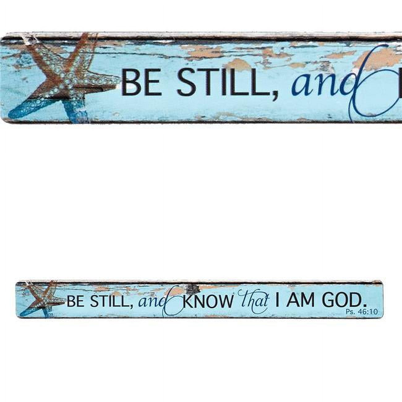 7.5 x 0.75 in. Magnetic Strip - Be Still & Know That I Am God - Pack of 6