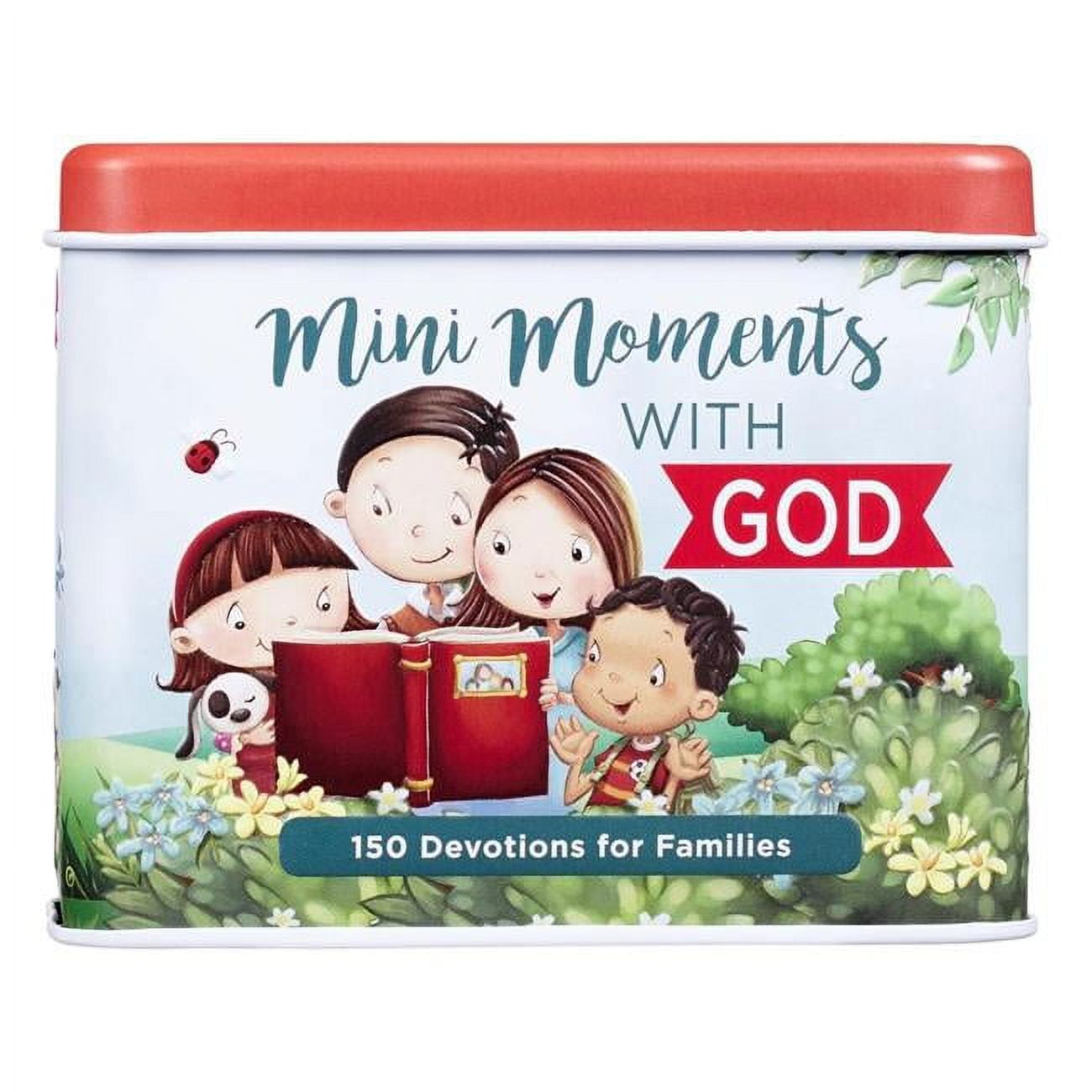 Picture of Christian Art Gifts 169585 Prayer Cards in Tin - Mini Moments with God