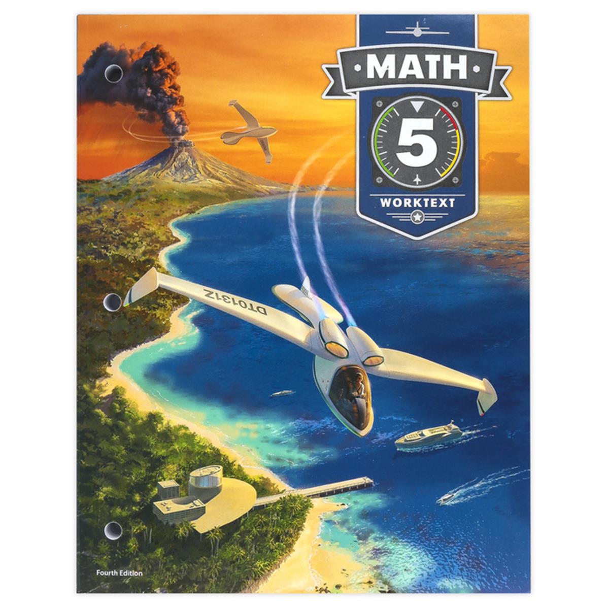 BJU Press  Math 5 Student Worktext 4th Edition Book - Grade 5