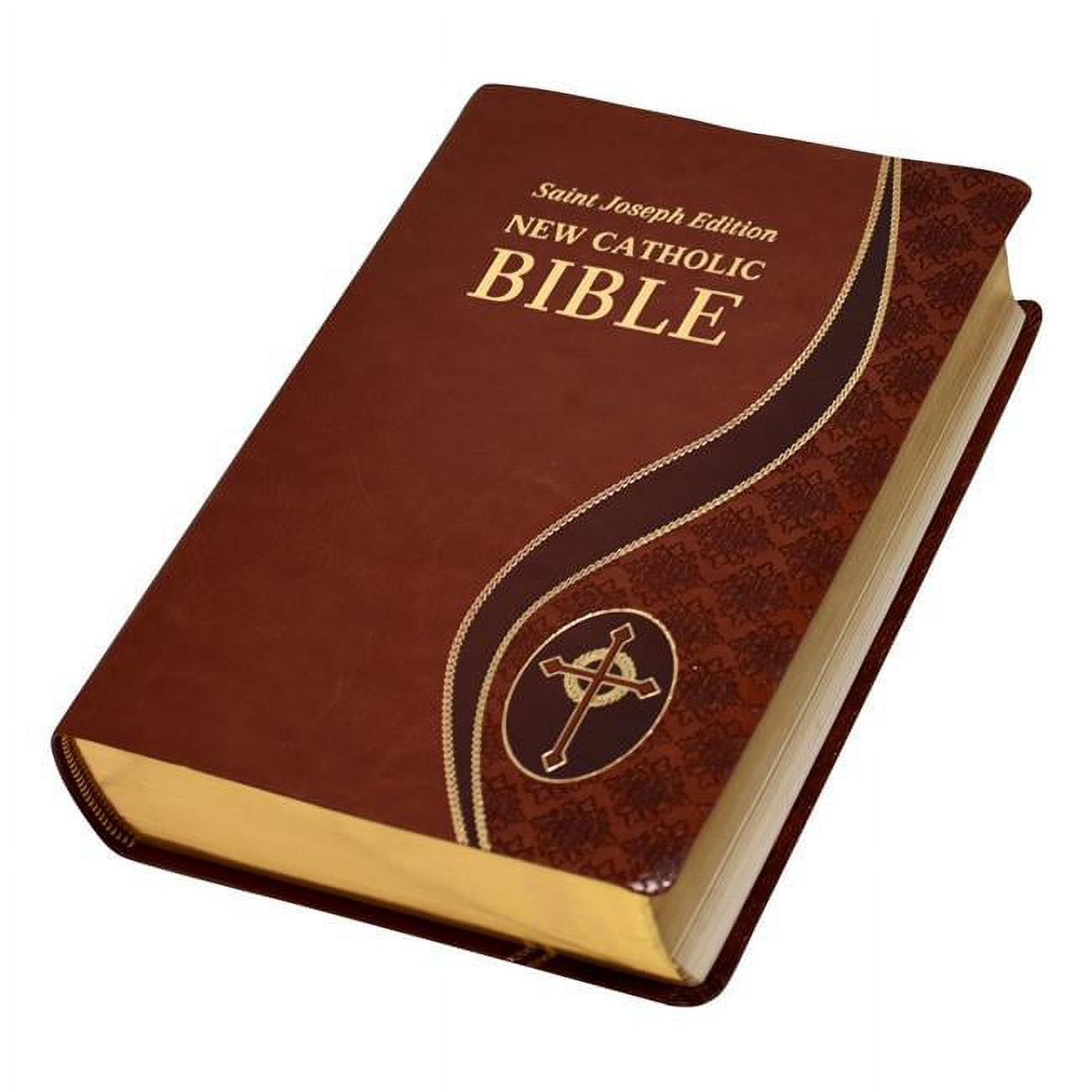 Giant Type NCB St. Joseph New Catholic Bible, Brown Dura-Lux