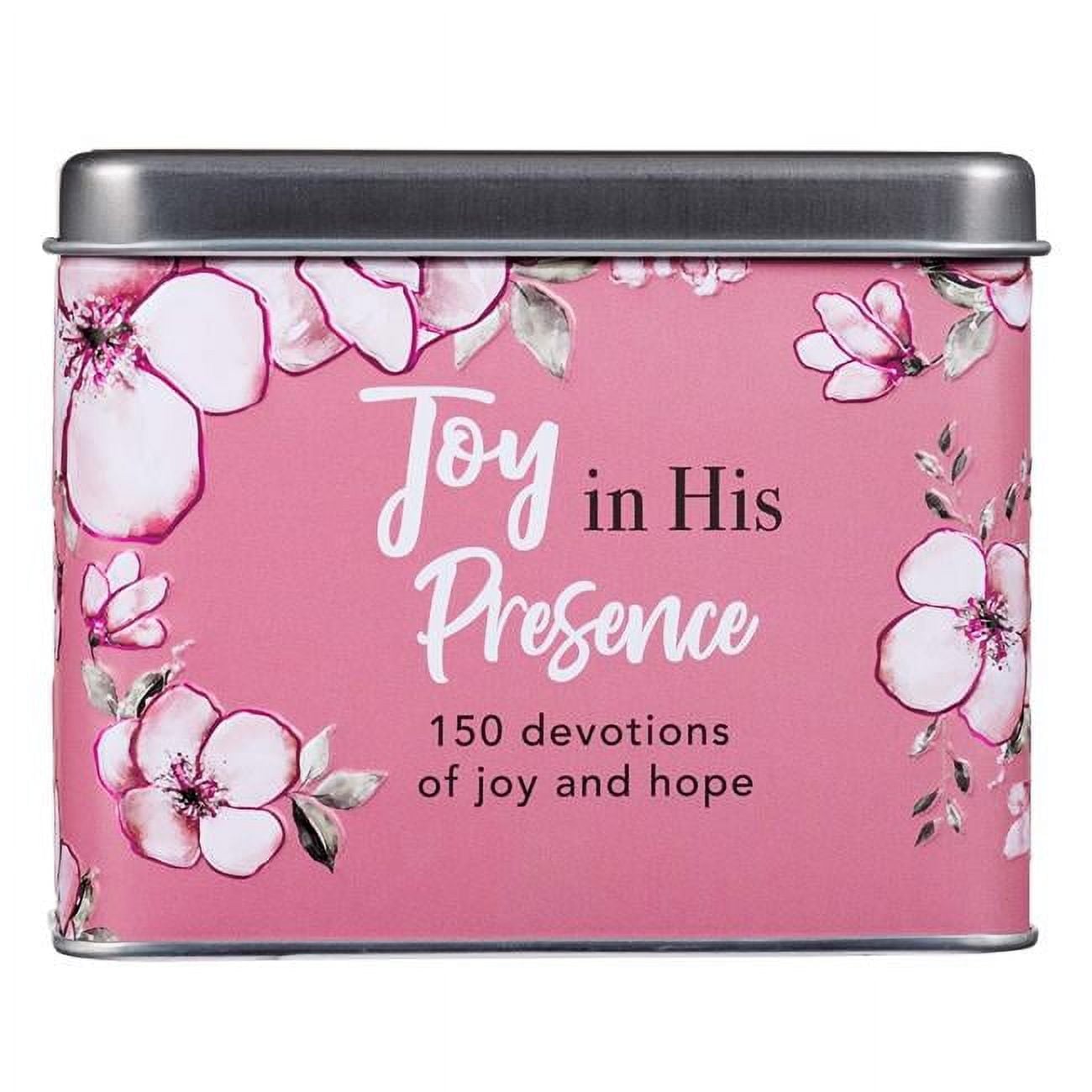 169586 Prayer Cards in Tin - Joy in His Presence