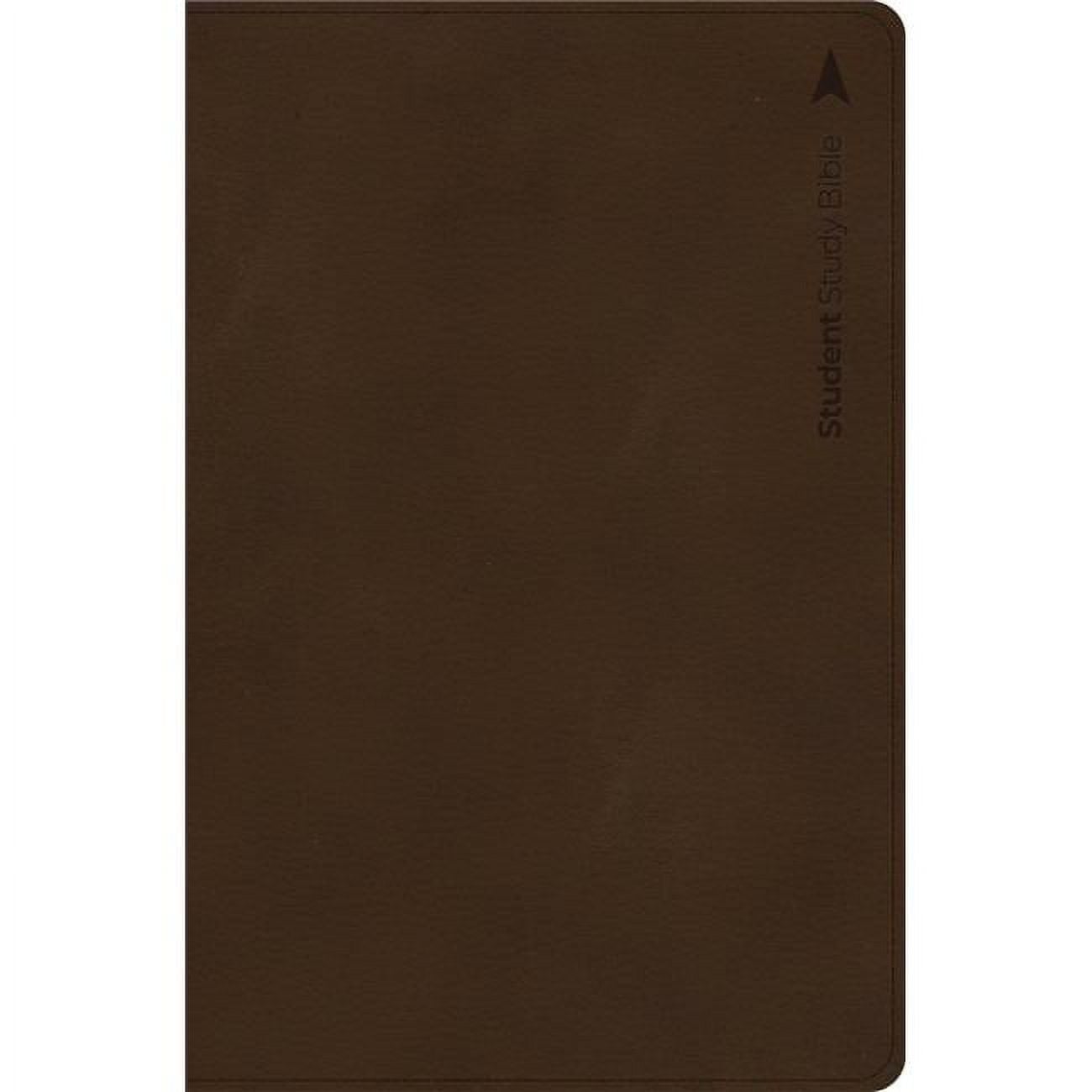 21502X CSB Student Study LeatherTouch Bible, Brown